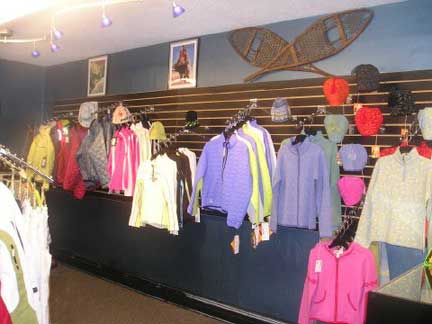 Clothing at the ForeRunner Ski Shop