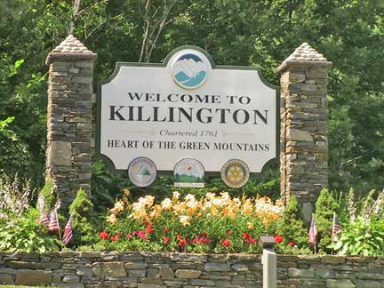 Killington Welcome Sign